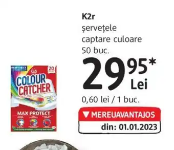 DM K2r şerveţele captare culoare 50 buc. Ofertă