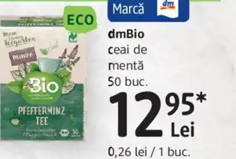 DM dmBio ceai de mentă Ofertă