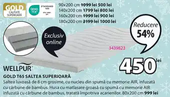 JYSK GOLD T65 SALTEA SUPERIOARĂ Ofertă