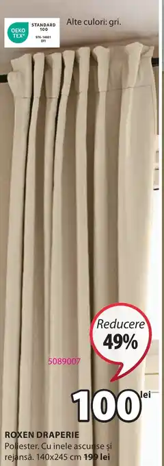JYSK ROXEN DRAPERIE Ofertă
