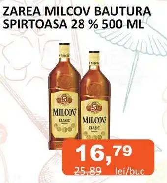 Unicarm ZAREA MILCOV BAUTURA SPIRTOASA 28 % 500 ML Ofertă