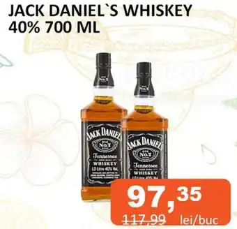 JACK DANIEL'S WHISKEY 40% 700 ML