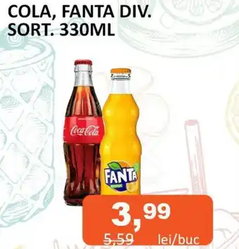 Unicarm COLA, FANTA DIV. SORT. 330ML Ofertă