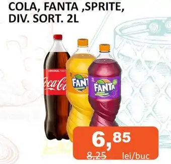 Unicarm COLA, FANTA,SPRITE, DIV. SORT. 2L Ofertă