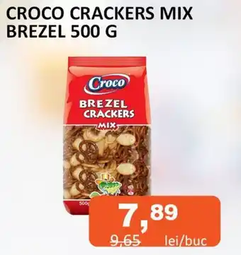 Unicarm CROCO CRACKERS MIX BREZEL 500 G Ofertă