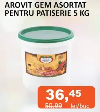 Unicarm AROVIT GEM ASORTAT PENTRU PATISERIE 5 KG Ofertă