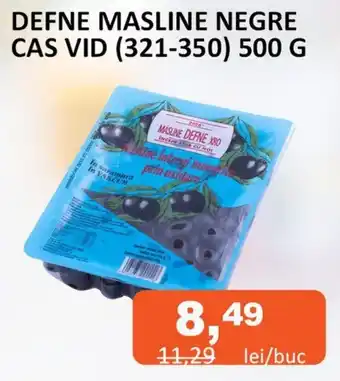 DEFNE MASLINE NEGRE CAS VID (321-350) 500 G