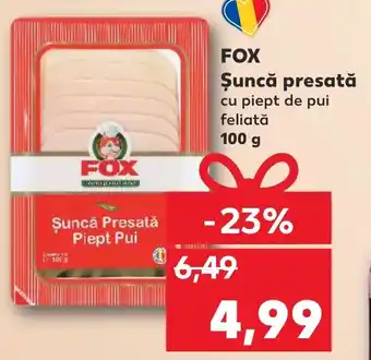 Kaufland FOX Şuncă presată Ofertă