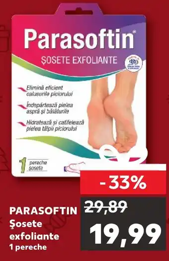 Kaufland PARASOFTIN şosete exfoliante 1 pereche Ofertă