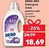 Kaufland DERO 2ÎN1 Detergent lichid pentru rufe Ofertă