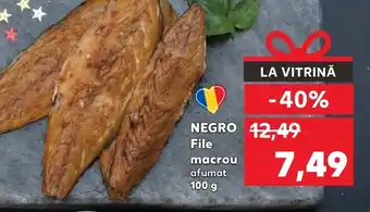 Kaufland NEGRO File macrou Ofertă