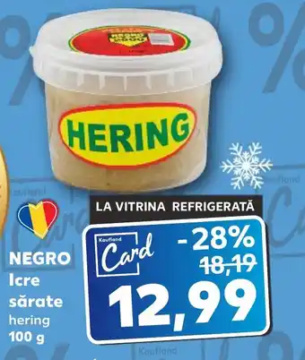 Kaufland NEGRO Icre sărate Ofertă
