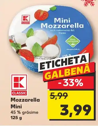 Kaufland Mozzarella Mini Ofertă