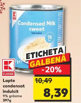 Kaufland Lapte condensat îndulcit Ofertă