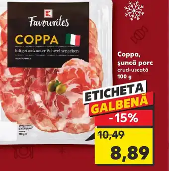 Kaufland Coppa, şuncă porc Ofertă