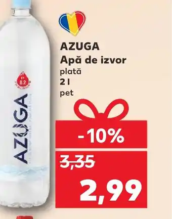 Kaufland AZUGA Apă de izvor plată 2L Ofertă