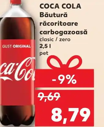Kaufland COCA COLA Băutură răcoritoare carbogazoasă clasic / zero 2.5L Ofertă