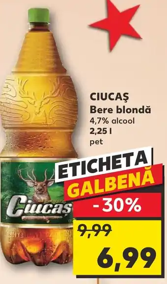 Kaufland CIUCAŞ Bere blondă Ofertă