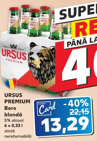 URSUS PREMIUM Bere blondă