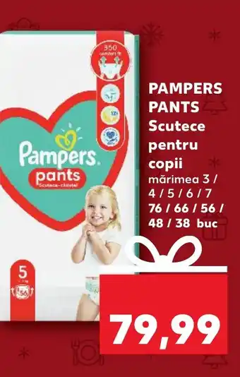 Kaufland PAMPERS PANTS Scutece pentru copii Ofertă