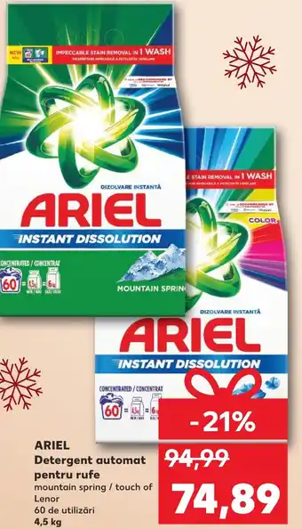 Kaufland ARIEL Detergent automat pentru rufe Ofertă