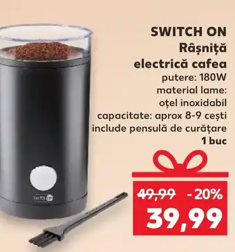 Kaufland SWITCH ON Râşniţă electrică cafea Ofertă