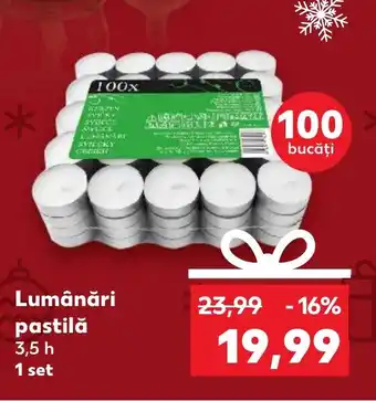 Kaufland Lumânări pastilă Ofertă