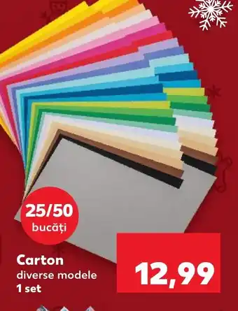 Kaufland Carton diverse modele 1 set Ofertă