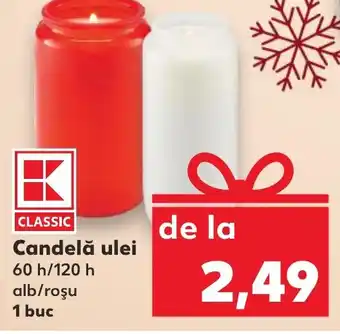 Kaufland Candelă ulei Ofertă