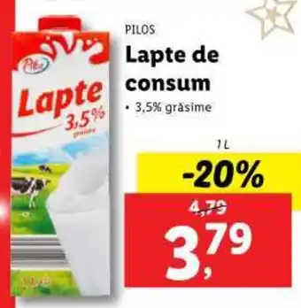 Lidl PILOS Lapte de consum Ofertă