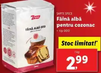 Lidl ŞAPTE SPICE Făină albă pentru cozonac Ofertă