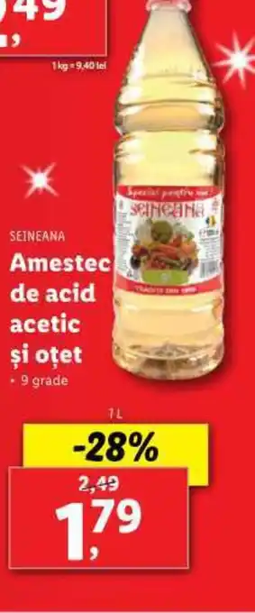 SEINEANA Amestec de acid acetic şi oţet