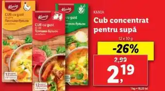 Lidl KANIA Cub concentrat pentru supă Ofertă