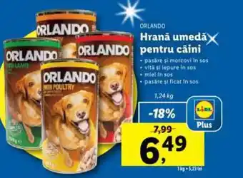 Lidl ORLANDO Hrană umedă pentru câini Ofertă