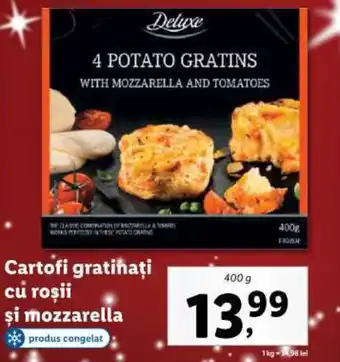 Lidl Cartofi gratinati cu roşii şi mozzarella Ofertă
