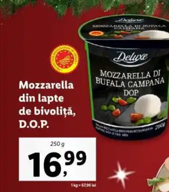 Lidl Mozzarella din lapte de bivoliță, D.O.P. Ofertă