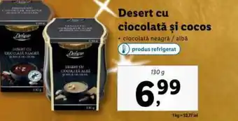 Lidl Desert cu ciocolată şi cocos Ofertă