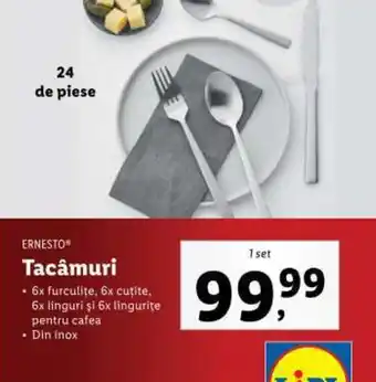 Lidl ERNESTO Tacâmuri Ofertă
