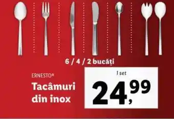 Lidl ERNESTO Tacâmuri din inox Ofertă