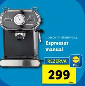Lidl SILVERCREST KITCHEN TOOLS Espressor manual Ofertă
