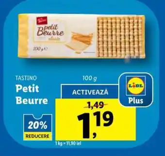 Lidl TASTINO Petit Beurre Ofertă
