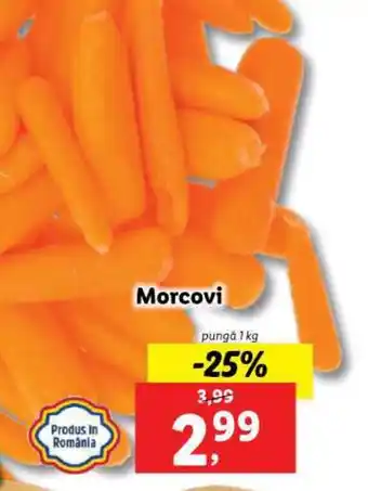 Lidl Morcovi Ofertă