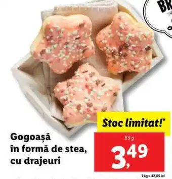Lidl Gogoaşă în formă de stea, cu drajeuri Ofertă