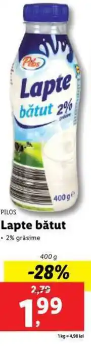Lidl PILOS Lapte bătut Ofertă