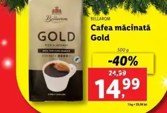 Lidl BELLAROM Cafea măcinată Gold Ofertă