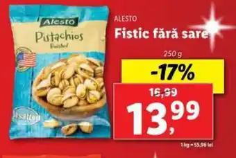 Lidl ALESTO Fistic fără sare Ofertă
