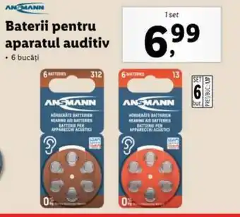 Lidl Baterii pentru aparatul auditiv Ofertă