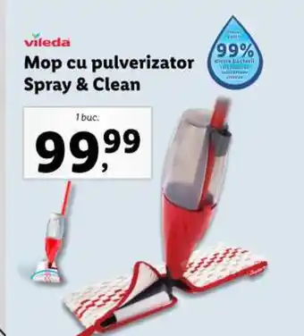 Lidl vileda Mop cu pulverizator Spray & Clean Ofertă