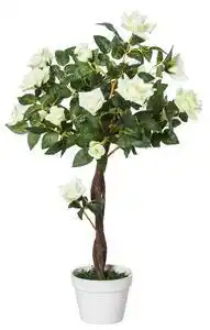 Favi Arbore artificial outsunny, camelia, 21 de flori, 90 cm | aosom ro Ofertă