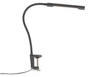 Favi Lampă de birou cu clemă neagră, inclusiv led cu dimmer tactil - lionard Ofertă